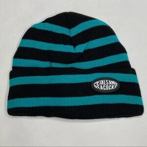 Zumiez Petals and Peacocks Striped Beanie